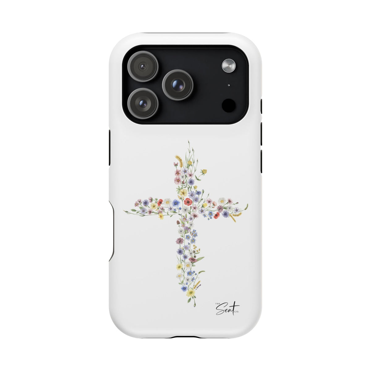 Floral Cross Magnetic Phone Case