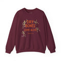 Crewneck Sweatshirt — "Dry Bones Come Alive" Ezekiel 37 Skeleton Graphic